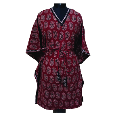 New ajrakha vagitable prin kaftan