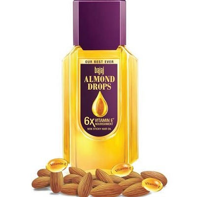 Bajaj Almond Drops Hair Oil | 6X Vitamin E Nourishment |